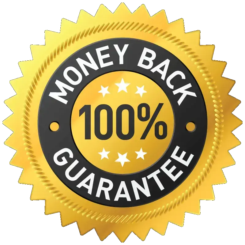 Carbon one 90-Day 100% No-Risk Money Back Guarantee official seal